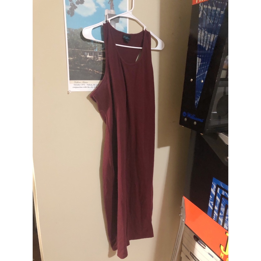 Burgundy Racerback Dress // 2X // rue 21+